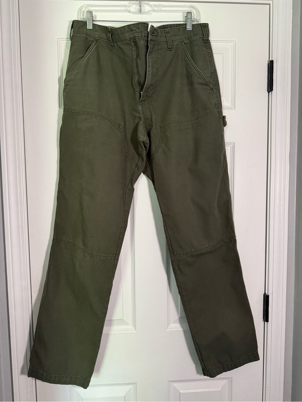 Gap Men's Olive Green Carpenter Pants